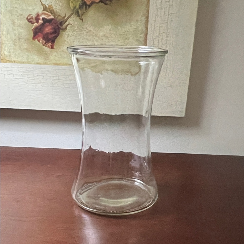 Hourglass Glass Vase